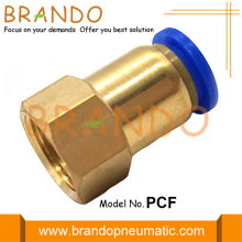 Female Straight Push To Connect Pneumatic Hose Fitting
