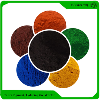 Iron oxide color chemicals used in paints pigment