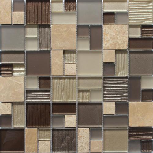 Classic Glass Stone Mixed Mosaic Tile