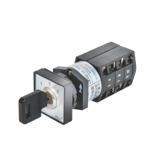 Single-hole mounted changeover switch