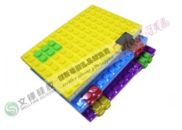 A5 Square / Blank Silicone Book Cover Can Protect Books / Documents