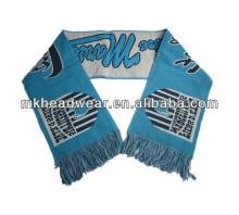 knitted football team scarf pattern