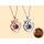 Collier de projection d&#39;image personnalisé - Pendentif Photo Personnalisé Amour - Bijoux portrait personnalisés - Cadeau d&#39;anniversaire pour elle