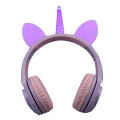 Cuffie per unicorno wireless all&#39;ingrosso a led per ragazze