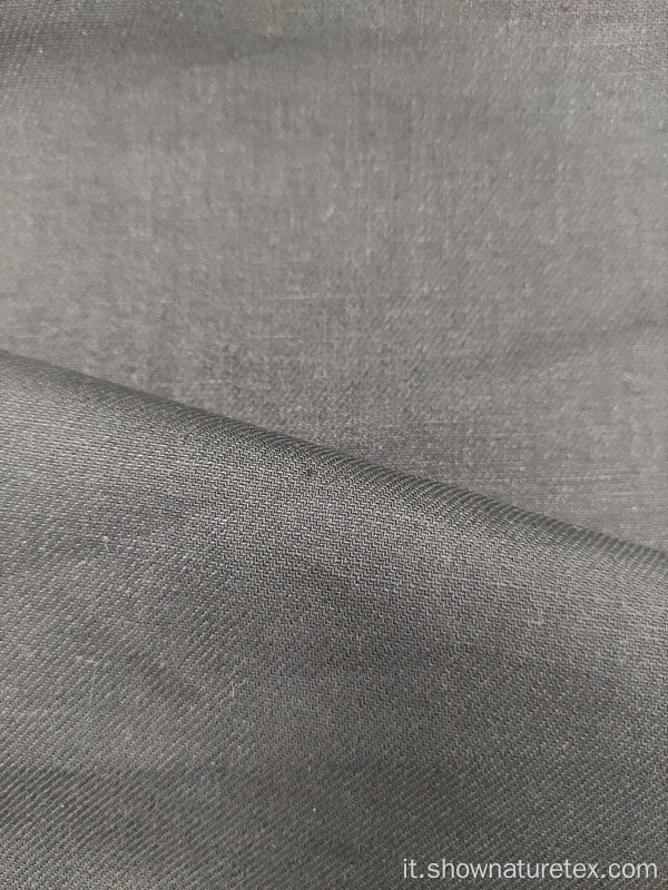 Tessuto di lino in cotone stampato per camicia