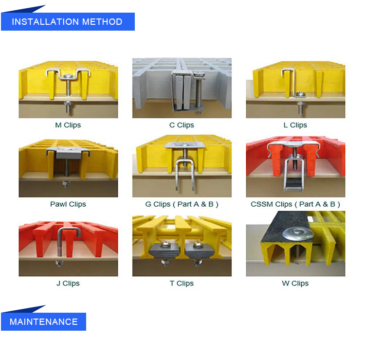 FRP fiberglass molding grating for drain , trench, floor customized