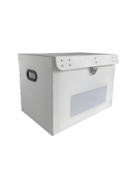 Fluted Polypropylene Fumed Silica VIP Box Shipper