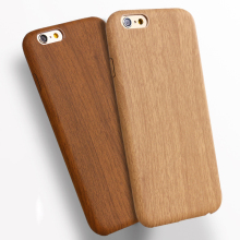 LZB Hot Sell PU SKin cover for iphone 6 wood case
