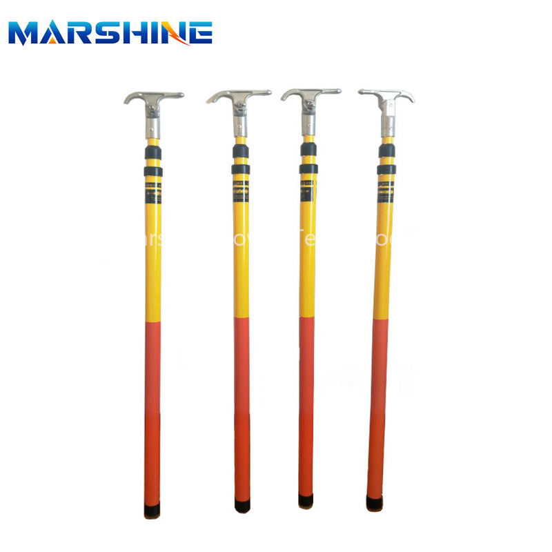 Hot Stick Fiberglass Insulated Telescopic Operating Rod 12 Jpg