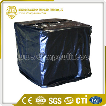 Black Chemically Resistant Polyester Pallet Tarpaulin