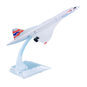 16cm 1:400 Scale British Airways Concorde Aircraft Model Static Simulation Toy