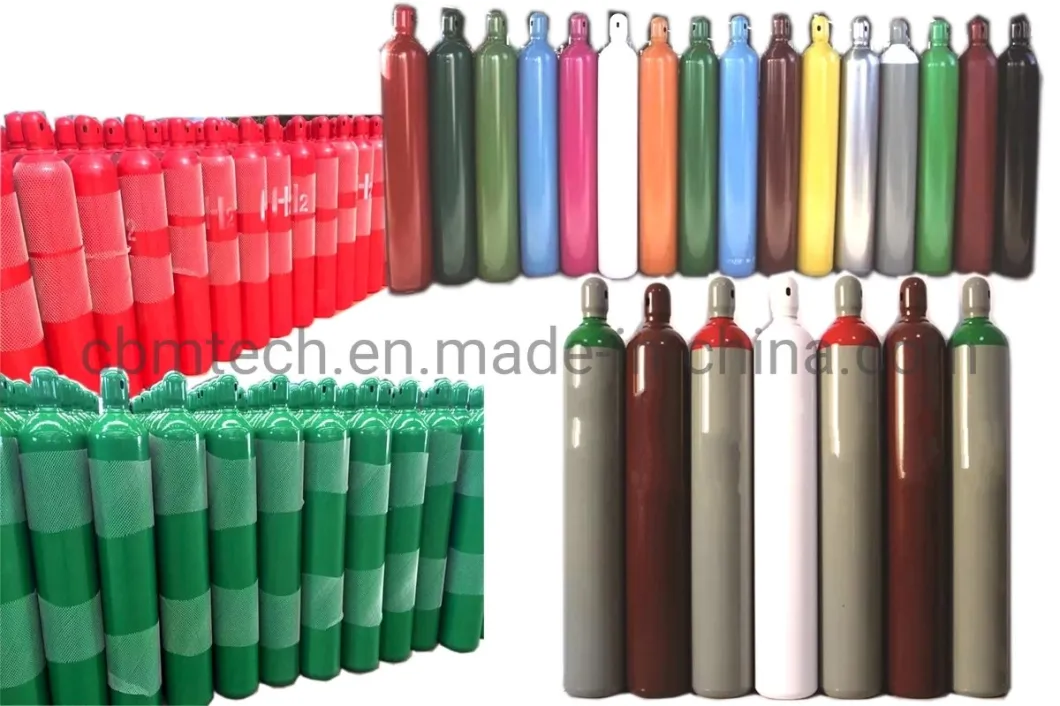 Cbmtech Steel Cylinders with Valves and Handles