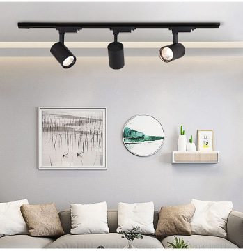 3 wires track lighting system