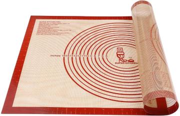 Non-slip silicone pastry mat/oven liner