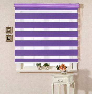 Guangzhou jacquard zebra blind for bathroom /zebra blind fabric /zebra roller blinds