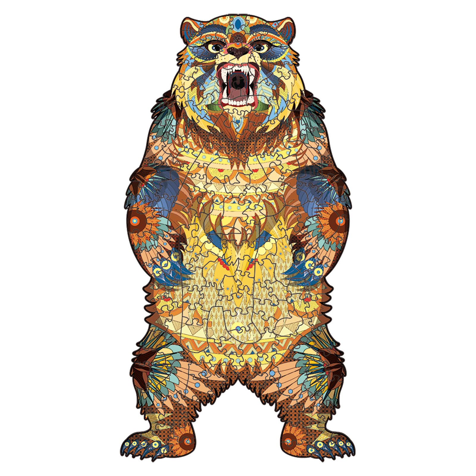 Wooden Puzzle For Adults Children DIY Wooden Puzzles Each Piece Is Animal Shaped The best Christmas Gift Wooden Jigsaw Puzzle