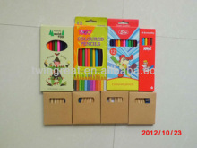 natural wood colored pencils