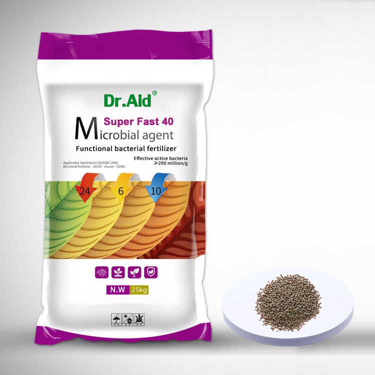 Dr Aid best quality supplier compound fertilizer npk 24 6 10 chlorine-based bio potash fertilizer