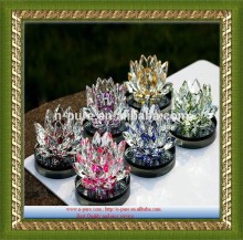 Crystal Lotus Perfume Bottle For Car Decorations
