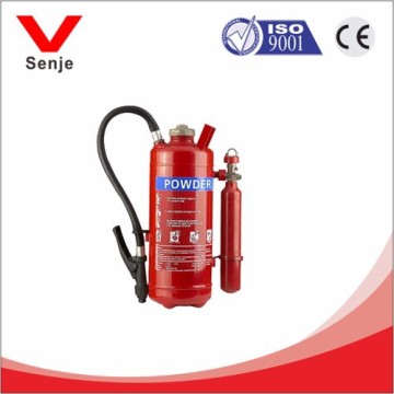 Seamless steel fire extinguisher,6kg dry powder extinguisher,external gas cartridge extinguisher