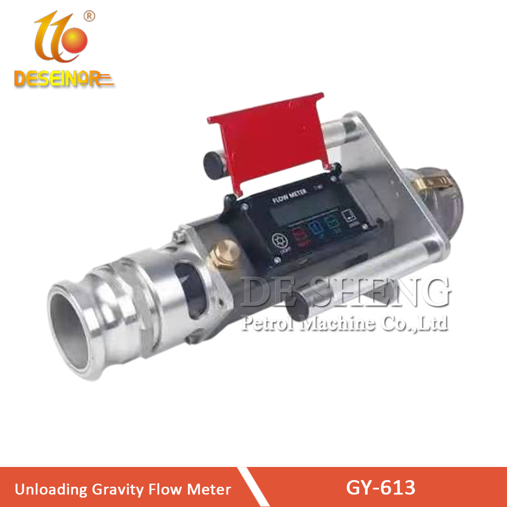 Factory Supply Deseinor New Portable Gravity Unloading Flowmeter for fuel station