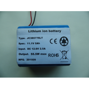 Batterie rechargeable de cycle profond de 11.1V 5AH