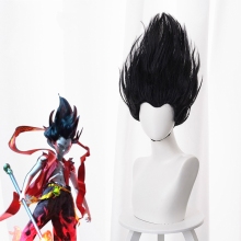 Ne Zha Grown-up Black Cosplay Wig for Men - Chinese Anime Movie Ne Zha 2 Accessory