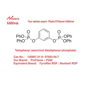 Tetrafenil resorcinol bis (difenil fosfato) RDP 57583-54-7 125997-21-9