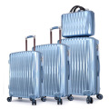 3pc ABS PC trolley luggage set suitcase