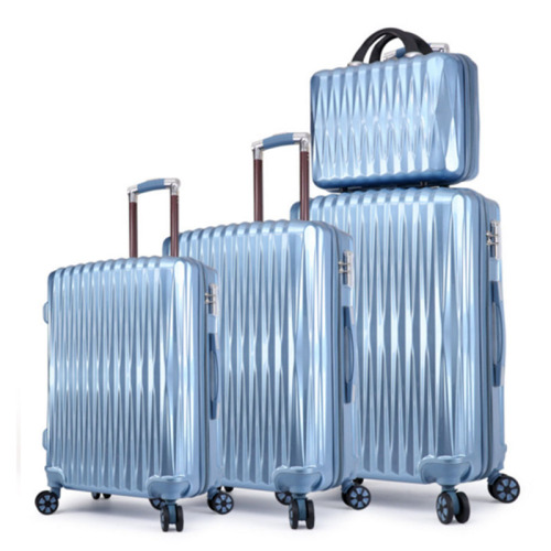 4 pcs Set Luggage Hard Side Lightweight Suitcase