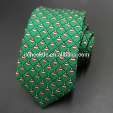 green christmas tie