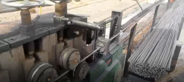 Steel Straighting and Cutting Machine