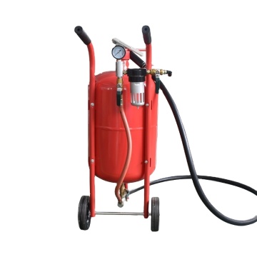 Portable 10 Gallon Sand Blasting Tank with Sandblast Gun