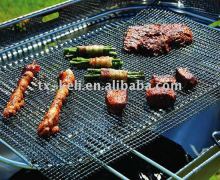 PTFE Coated Fiberglass Non-stick BBQ Grilling Grid -no mess, reusable