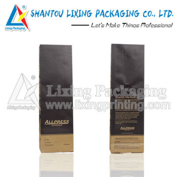 Kraft paper coffee bags