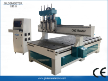 Four Heads CNC Router Machine