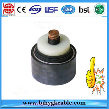 Cable corrugado de cobre XLPE de la envoltura de 400m m CU / XLPE / CAS / PVC Cable 132kV de poder Cable-subterráneo