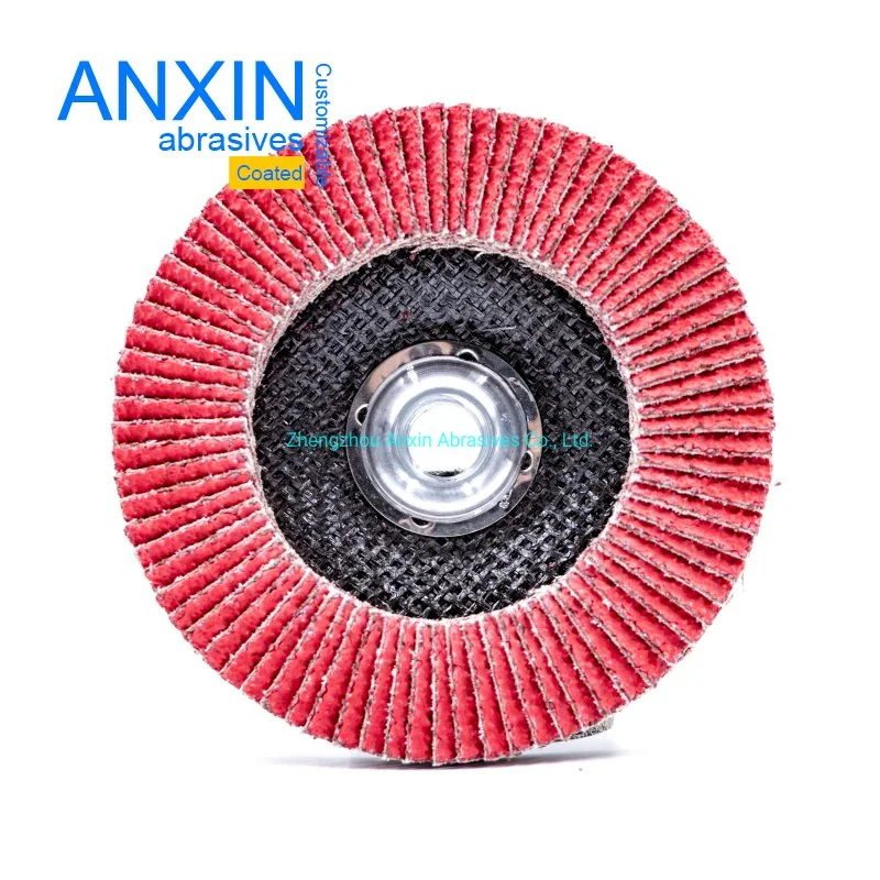 Ceramic Flap Disc with Metal Ring for Metal Grinding