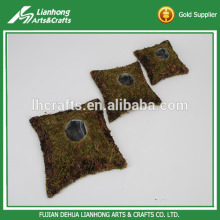 New product handmade green moss flower planter