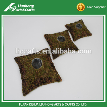 New product handmade green moss flower planter