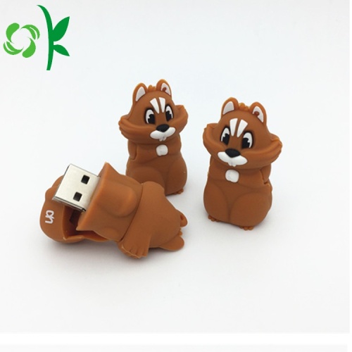 USB Stick Kapak Sevimli Voles Mikro USB Kapak