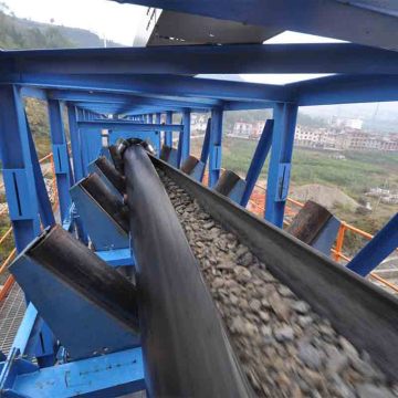 Power Plant Coal Transportation Pipe Belt Machine