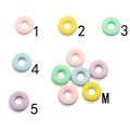 Cute  Resin Fruit Loop  Flat Back Candy Loop Cabochon Kawaii Resin 3D Donut Cabochons Craft DIY