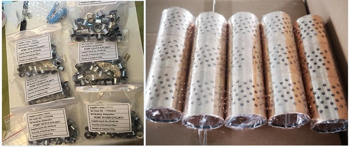 Self Lubricating Bushing Copper/Tin Plating PAP Cylindrical Bushes