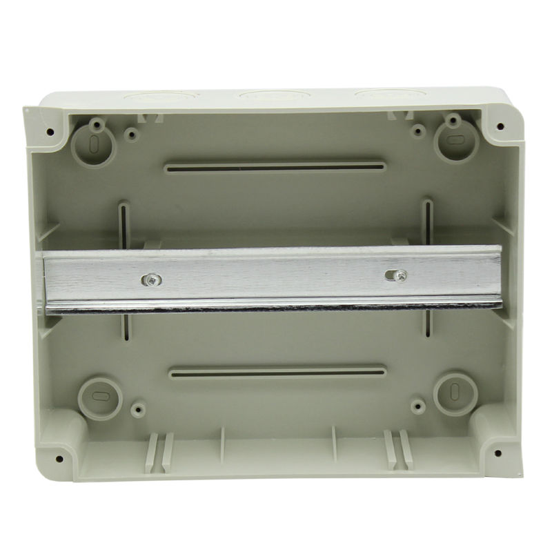 SAIPWELL 250*195*90mm Outdoor 12 way Power Distribution Box ABS Enclosures PC Cover Waterproof Distribution Box Air Switch Box