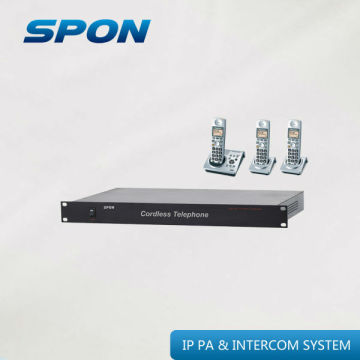 SPON IP network DECT cordless telephone interface