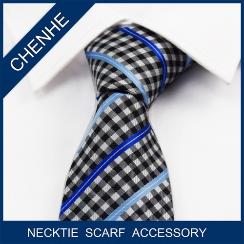 Best quality latest custom hand made silk jacquard necktie