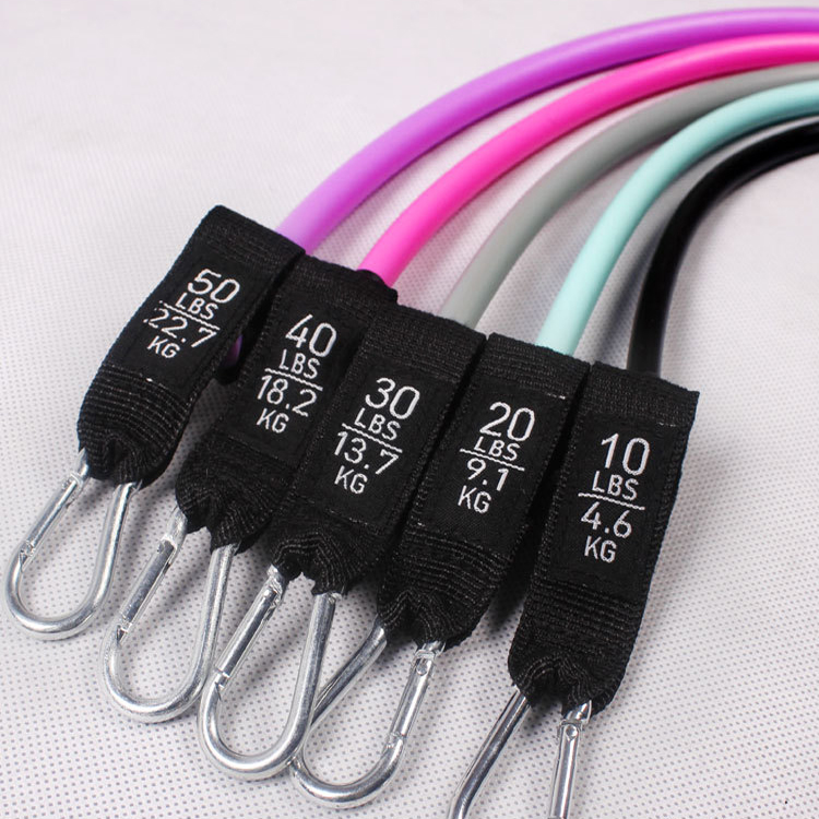 11 pcs hip long fitness resistance bands set.