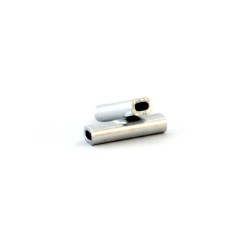 Small thin wall oval aluminum tube