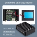 i5 5200U fanless Industrial computer Dual LAN